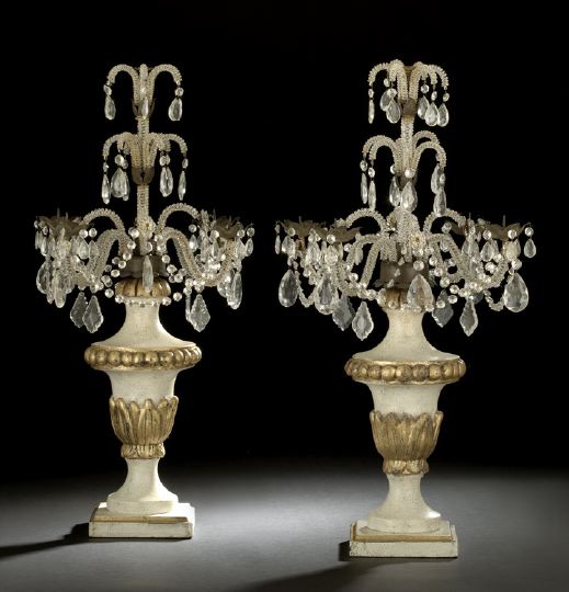 Large Pair of Italian Four-Light