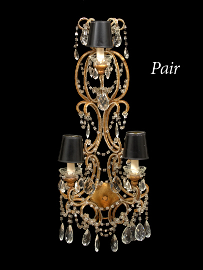 Large Pair of Italian Gilded