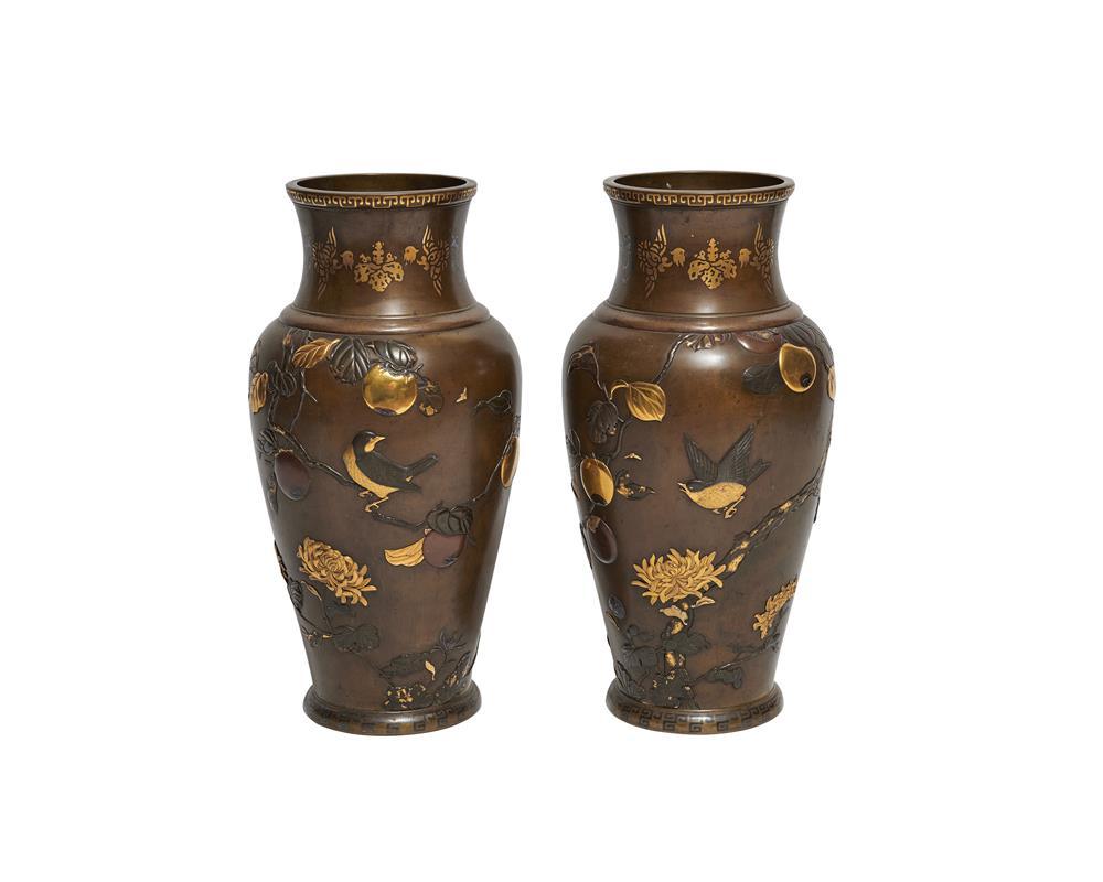 LARGE PAIR OF JAPANESE MEIJI PERIOD