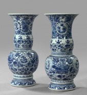 Large Pair of Kuang Hsu Blue a