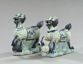 Large Pair of Kuang-Hsu Blue a
