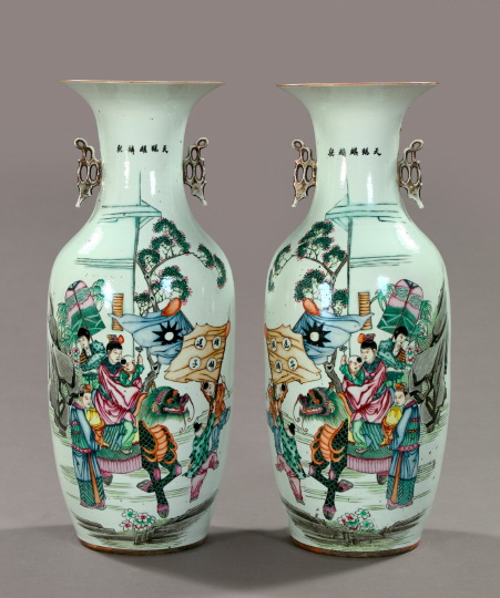 Large Pair of Kuang-Hsu Porcelain