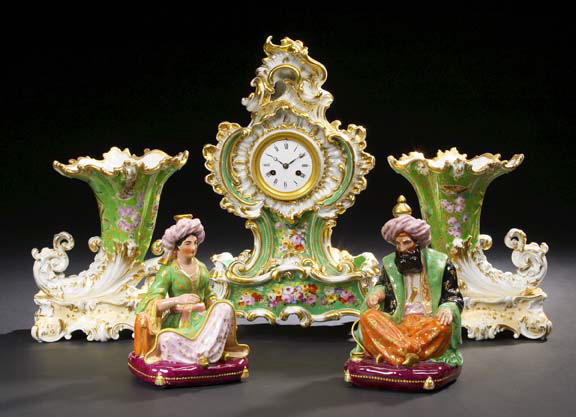 Large Pair of Paris Porcelain