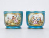 LARGE PAIR OF SEVRES STYLE POR