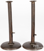 LARGE PAIR OF TIN HOGSCRAPER C