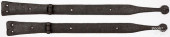 LARGE PAIR OF WROUGHT IRON STR