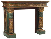 LARGE PARCEL-GILT &AMP; MARBLE