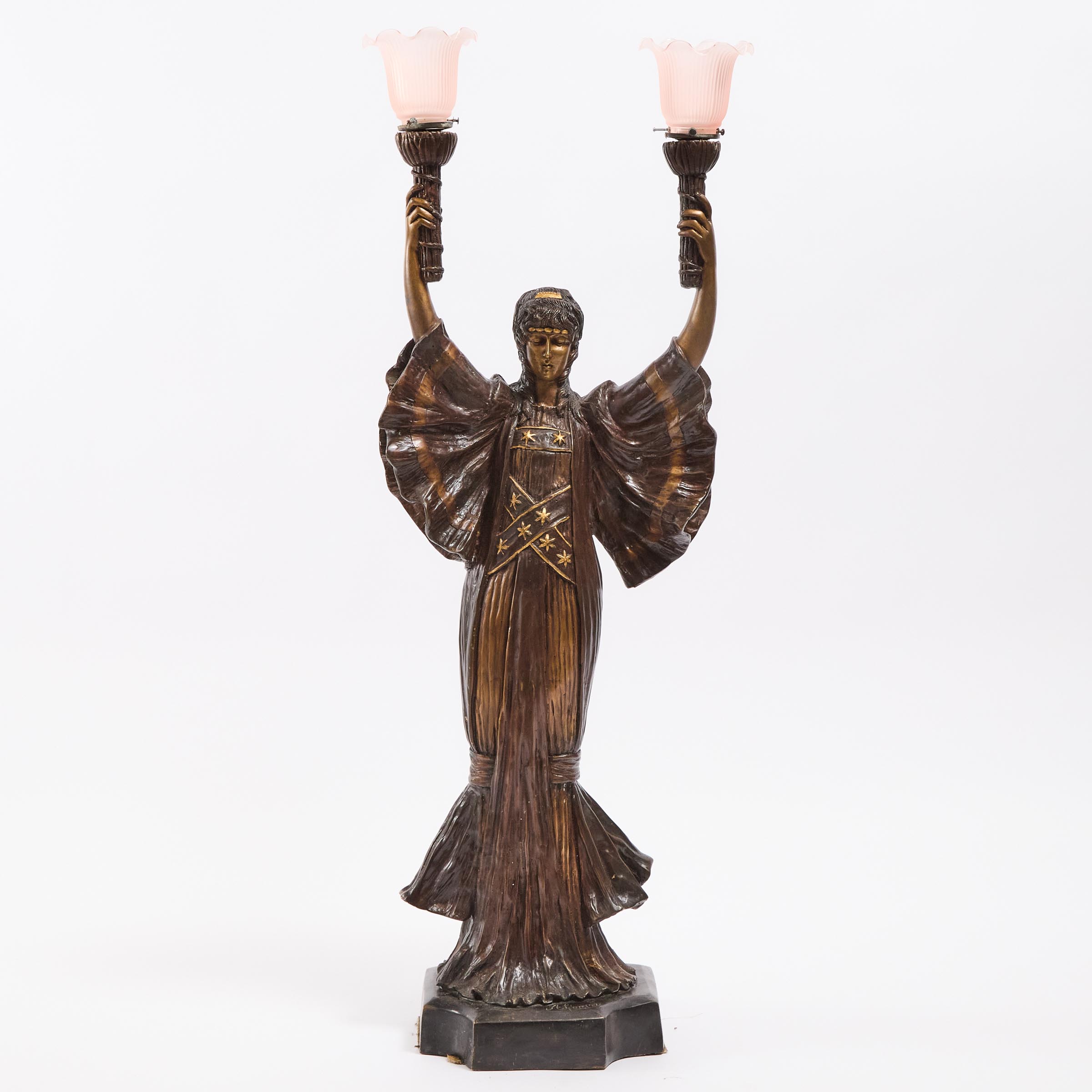 Large Parcel Gilt Patinated