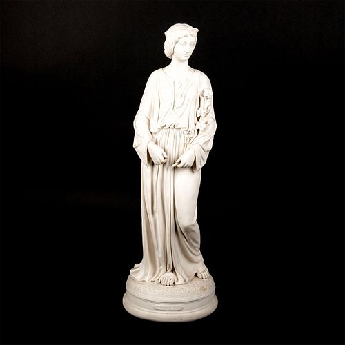 LARGE PARIAN PORCELAIN FIGURE,