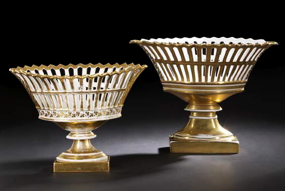 Large Paris Porcelain Gilded