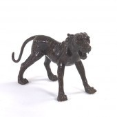 LARGE PATINATED CAST BRONZE CH