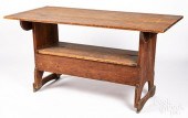 LARGE PENNSYLVANIA PINE BENCH