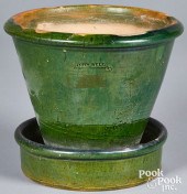 LARGE PENNSYLVANIA REDWARE FLO
