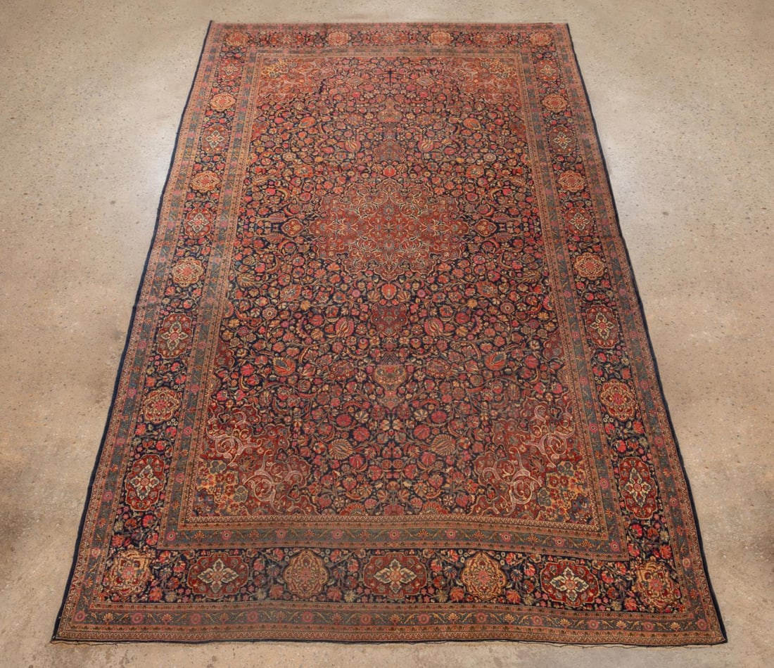 LARGE PERSIAN HAND WOVEN KASHAN