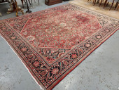 LARGE PERSIAN HERIZ HAND KNOTT