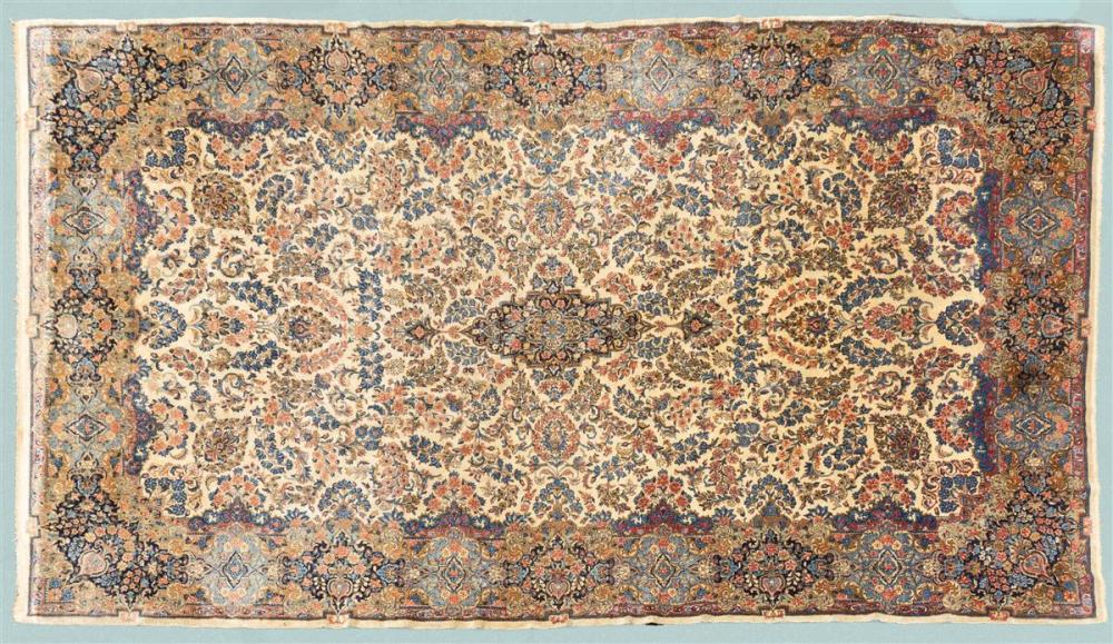 LARGE PERSIAN KIRMAN WOOL