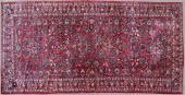 LARGE PERSIAN SAROUK WOOL RUGL