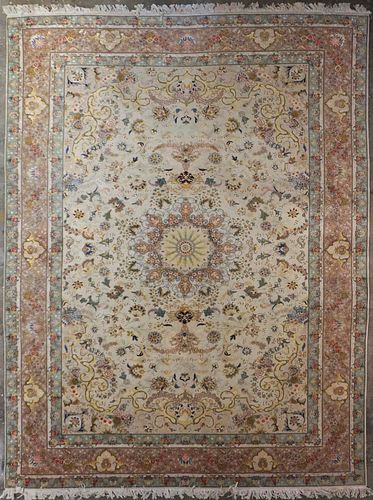 LARGE PERSIAN SILK RUG