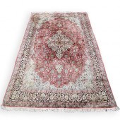 LARGE PERSIAN SILK RUGDESCRIPT