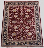 LARGE PERSIAN TABRIZ WOOL RUGL
