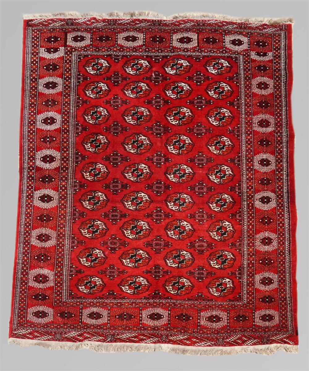 LARGE PERSIAN TURKMAN RUG,