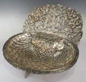 LARGE PERU REPOUSSE SILVER BAP