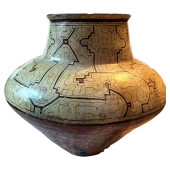 LARGE PERUVIAN SHIPIBO POT<br>