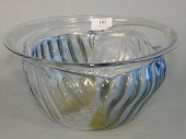 LARGE PETER BRAMHALL GLASS BOW