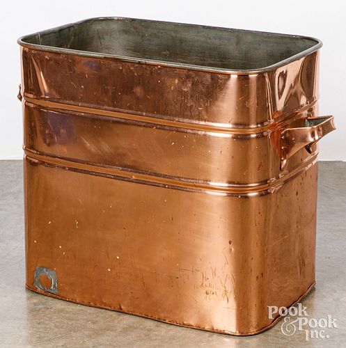 LARGE PHILADELPHIA COPPER BOILER,