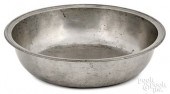 LARGE PHILADELPHIA PEWTER BASI