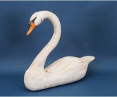 Large pine carved and painted