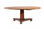 LARGE PINE CIRCULAR DINING TAB