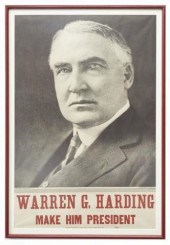 LARGE POLITICAL POSTER, HARDIN
