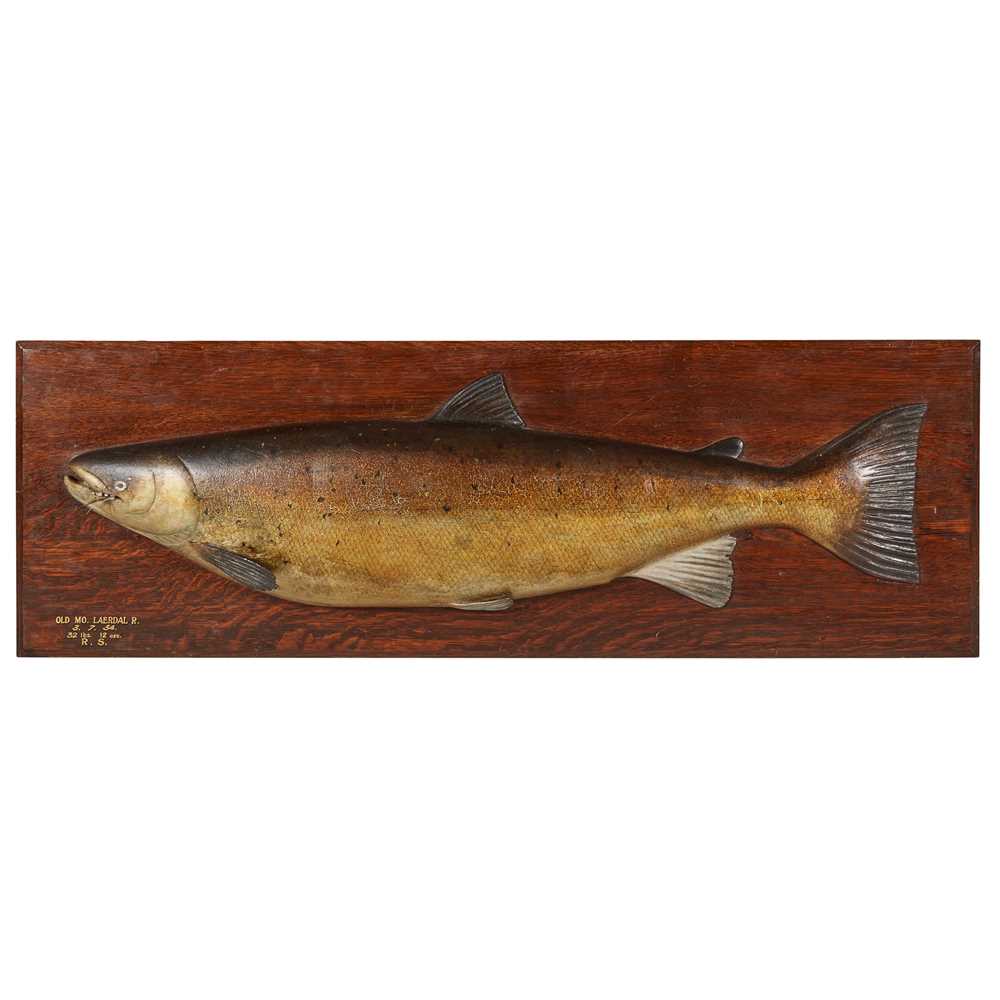 LARGE POLYCHROME PAINTED WOOD