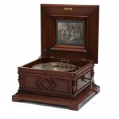 LARGE POLYPHON DISC MUSIC BOX
