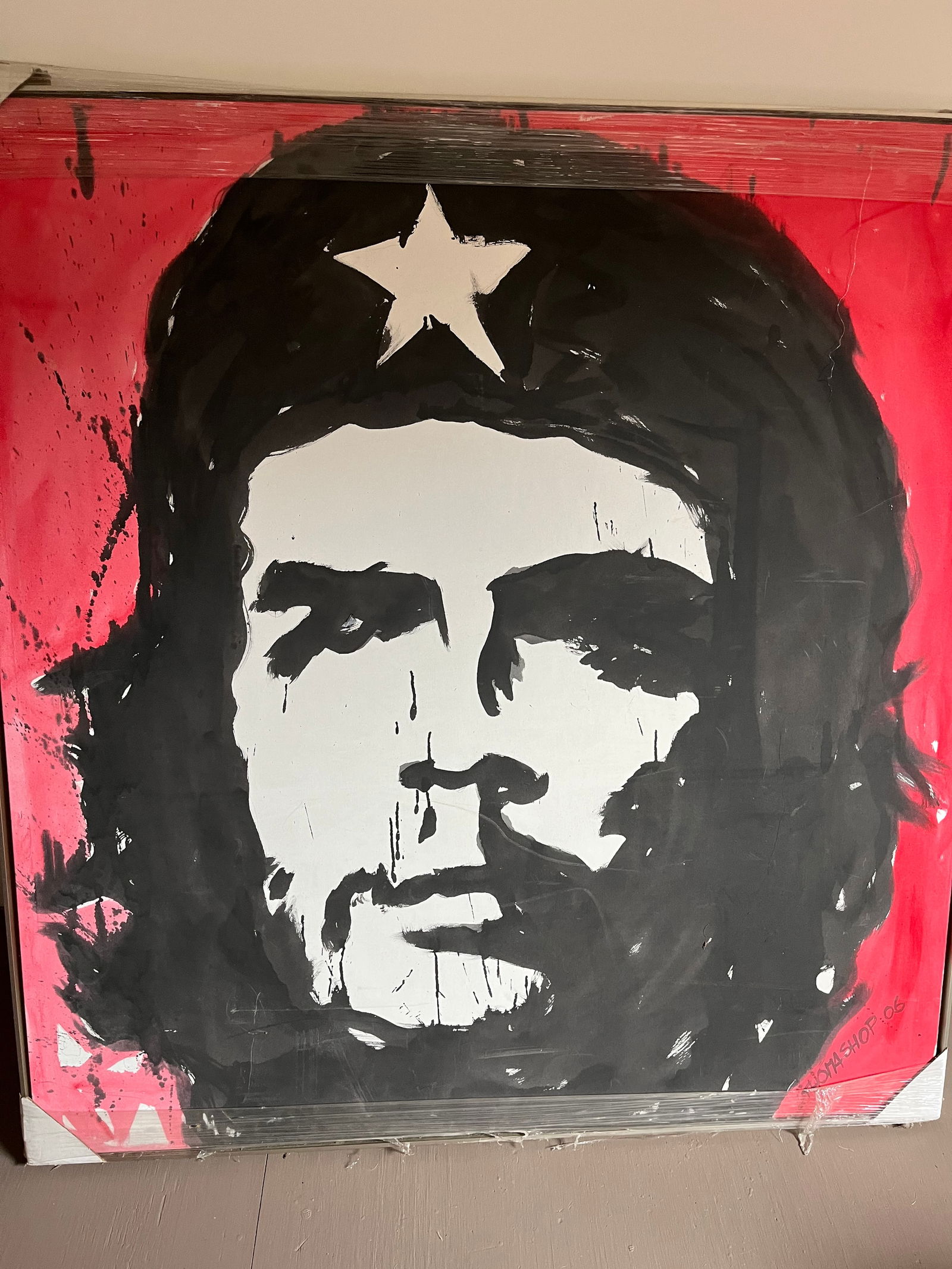 LARGE POP ART PAINTING, "CHE", BY