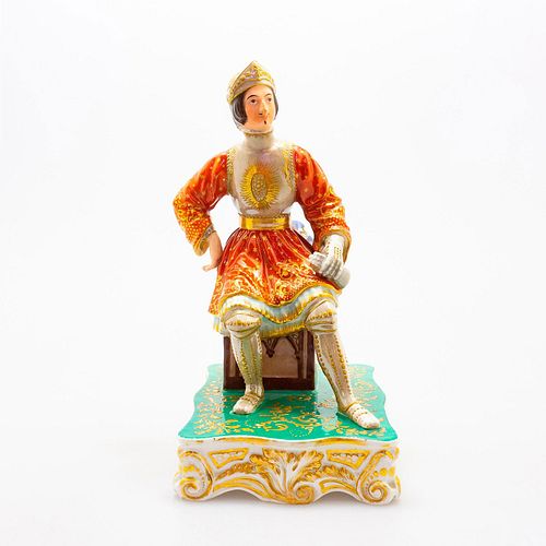 LARGE PORCELAIN GILDED FIGURAL