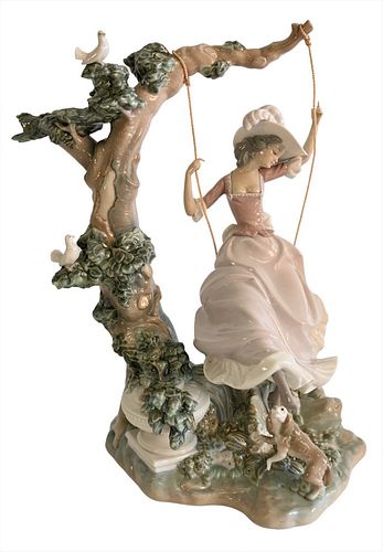 LARGE PORCELAIN LLADRO FIGURE,