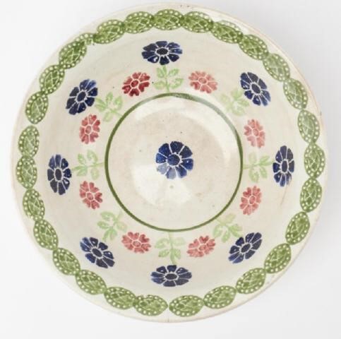 LARGE PORTNEUF BOWL, 19TH