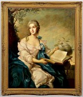 LARGE PORTRAIT OF EUROPEAN FEM