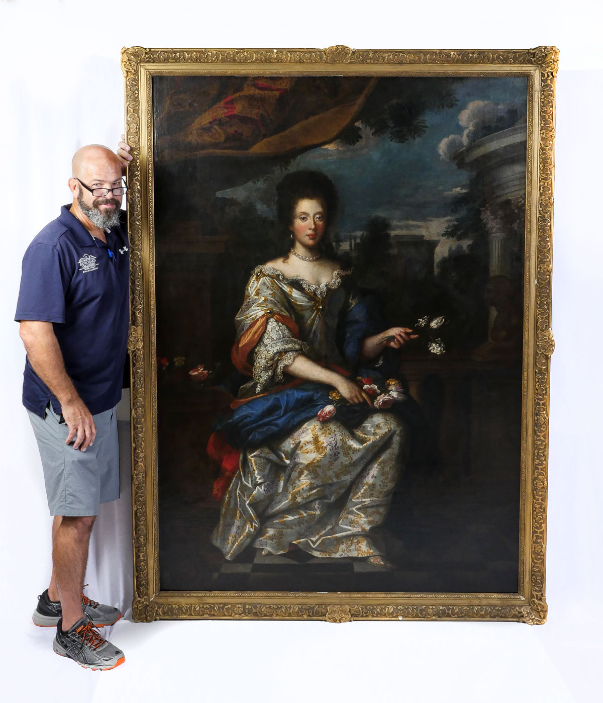 LARGE PORTRAIT PAINTING OF ANNA