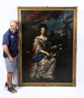 LARGE PORTRAIT PAINTING OF ANN