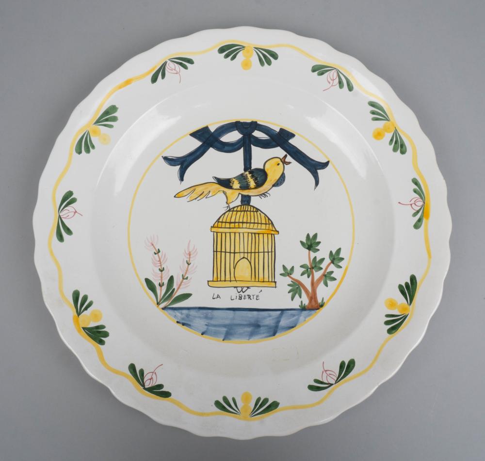 LARGE PORTUGUESE DISH, FAPOR,