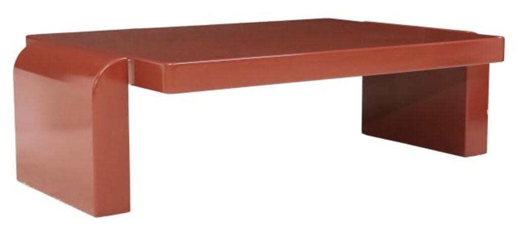 LARGE POSTMODERN LACQUERED COFFEE
