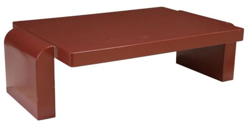 LARGE POSTMODERN LACQUERED COFFEE