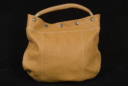Large Prada embossed leather