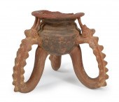LARGE PRE-COLUMBIAN POTTERY TR