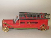 LARGE PRESSED STEEL TOY LADDER