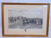 LARGE PRINT, NAPOLEON SALUTING