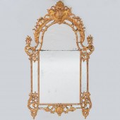 LARGE RÃ©GENCE GILTWOOD MIRROR
